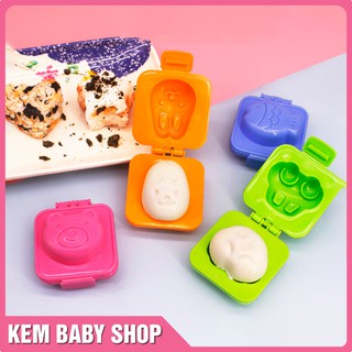 Bộ 6 khuôn làm cơm cho bé - Bộ khuôn làm cơm nắm, cơm cuộn Bento