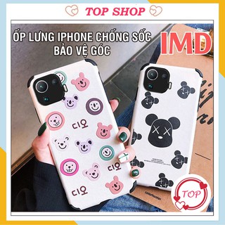 Ốp Lưng Iphone Chống Sốc, Chống Va Đập IMD Kwas và Gấu Hàn 6/6plus/7/7plus/8/8plus/x/xs/11/12/pro/max/plus/promax/Top
