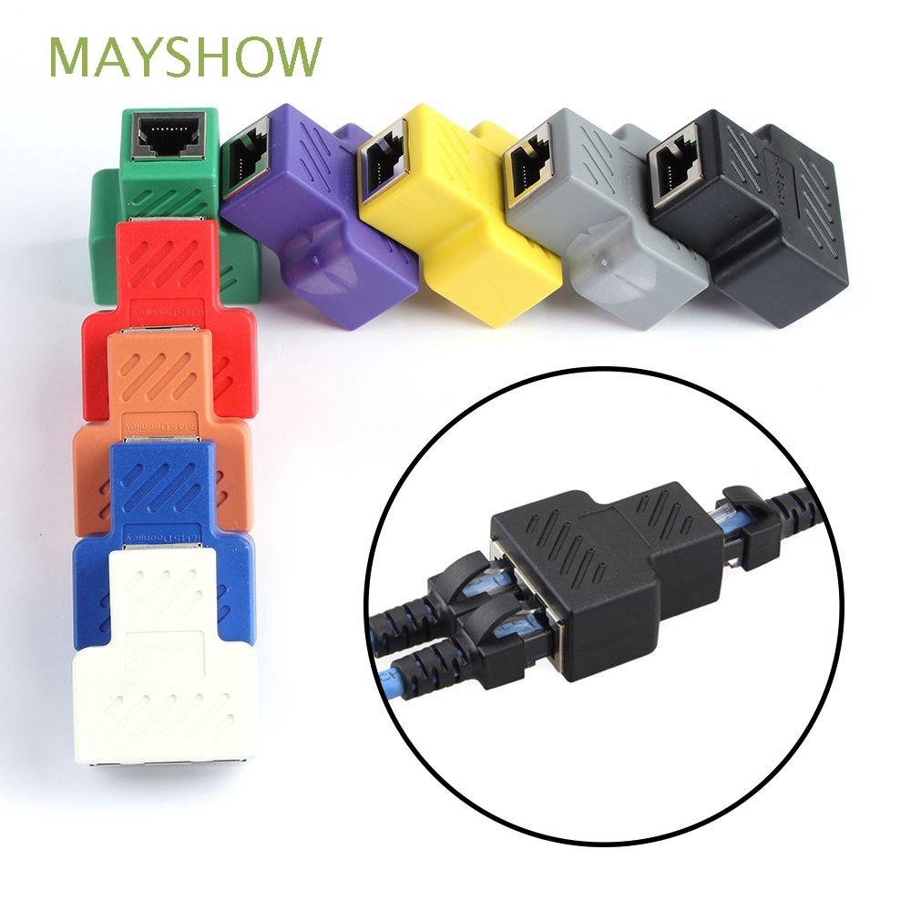 MAYSHOW Bộ kết nối Bộ điều hợp mạng 8P8C Bộ chia mạng RJ45