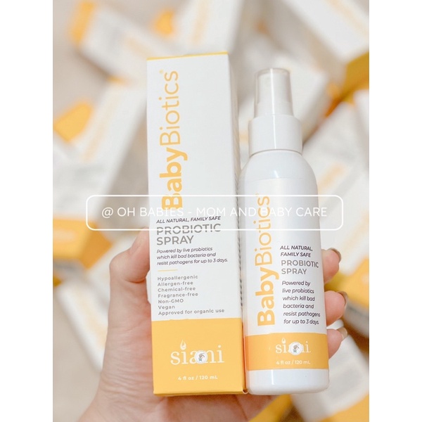 Chai xịt bảo vệ cho bé Babybiotics - Mẫu mới nhất 2021 [OH BABIES]