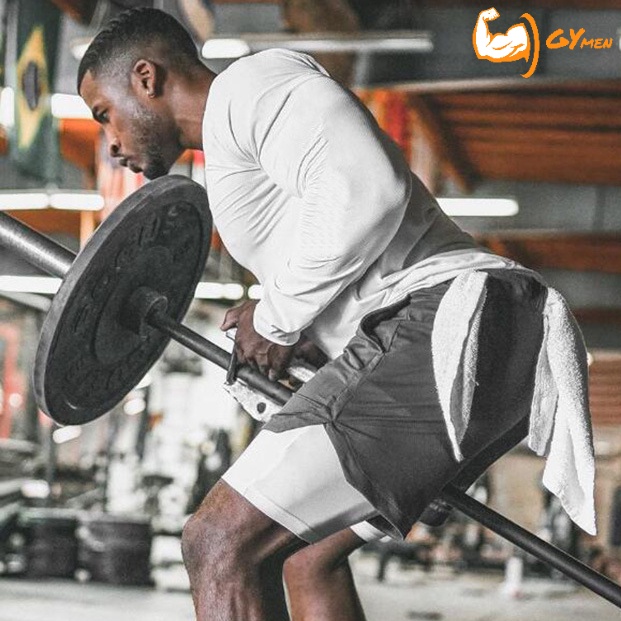[ GYMEN ] Áo Thun Thể Thao Nam Dài Tay Big Size Co Giãn Trơn Thun Lạnh PE Co Nhanh Khô Cao Cấp Form Rộng Phong Cách âu Mỹ Áo Lót Vải Thoáng Cổ Tròn Mùa Hè Nhiều Màu Chuẩn Form Chạy Bộ Chuyên Thể Dục Bóng Rổ Cầu Lông Combat