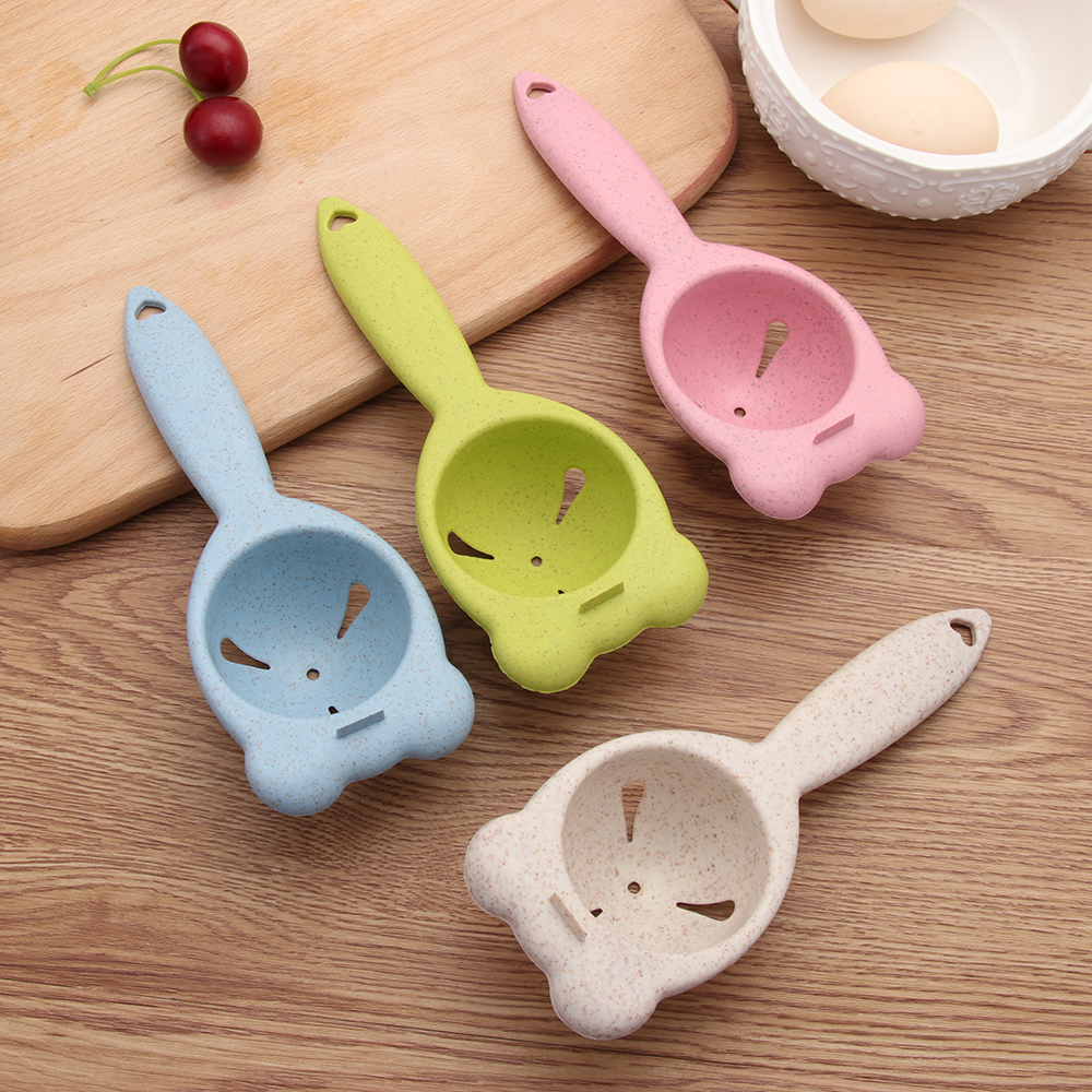 Dụng Cụ Tách Lòng Trắng Trứng Gà Hoạt Hình Bằng Sợi Lúa Mì Thân Thiện Với Môi Trường Đa Màu Sắc Cho Nhà Bếp Gia Đình