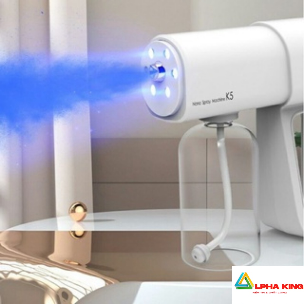 [Hot-Chính Hãng] Máy Phun Khử Khuẩn Nano K5 PRO Tia UV, Máy Xịt Khử Khuẩn Cầm Tay, Máy Diệt Khuẩn Nano Siêu Tiện Lợi | BigBuy360 - bigbuy360.vn