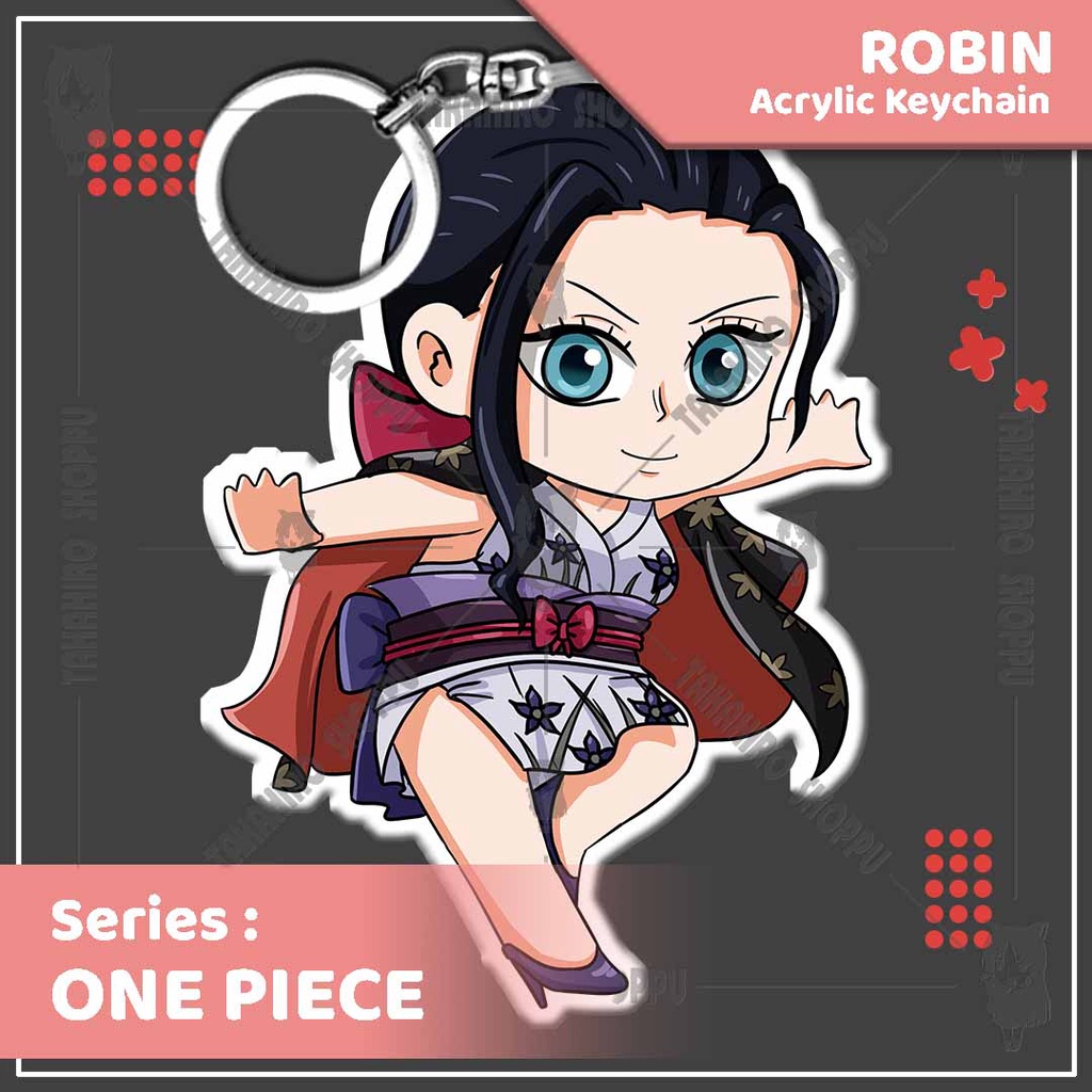 Móc Khóa Acrylic Hình ROBIN.NP Trong ONE PIECE