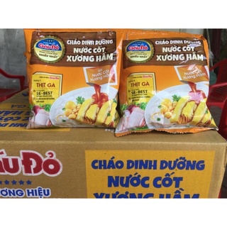 Thùng cháo dinh dưỡng nước cốt xương hầm gấu đỏ 30 gói x57g