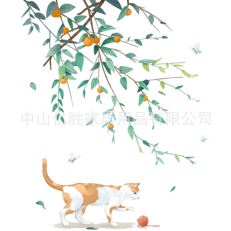 Decal dán tường phong cách Hàn Quốc- Bắc Áu decor trang trí phòng khách, phòng ngủ