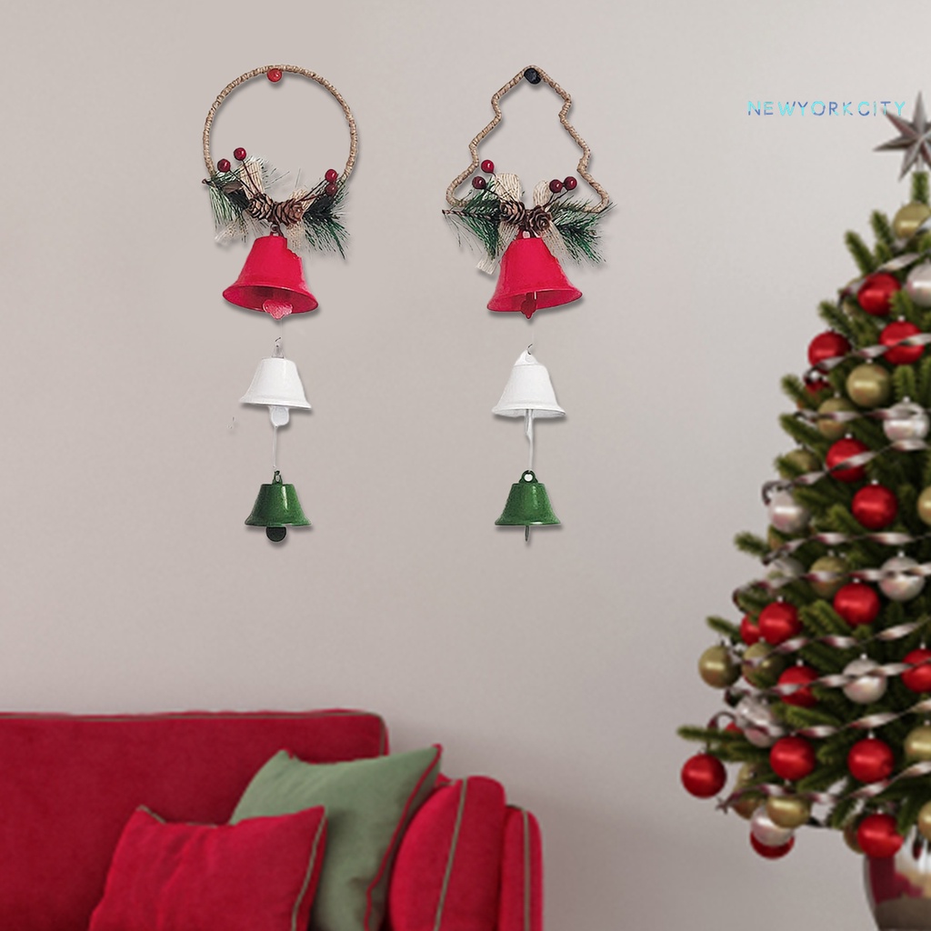 Chuông treo trang trí giáng sinh bằng sắt độ bền cao chống biến dạng
