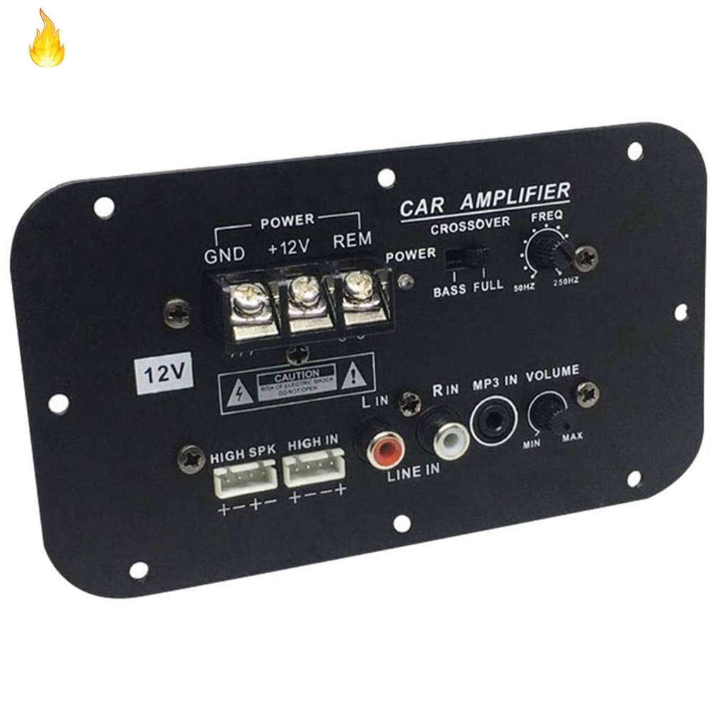 Bảng Mạch Khuếch Đại Âm Thanh Siêu Trầm 500W DC 12V Cho Xe Hơi