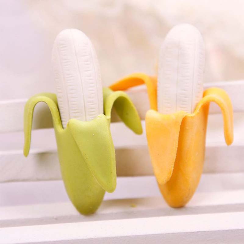 Set 2 Gôm Tẩy Hình Quả Chuối Đa Năng