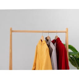 Gía Treo Quần Áo Chữ A Gỗ Thông Tự Nhiên 1 Tầng Bola, nội thất hàn quốc