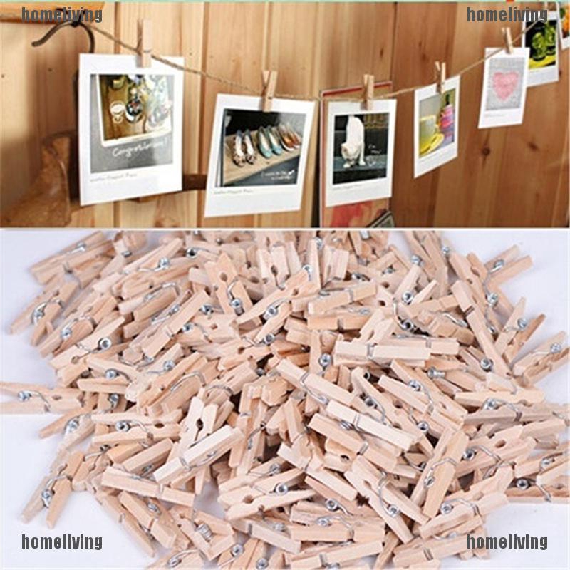 ❤❤Kẹp Quần Áo Bằng Gỗ Tự Nhiên 50x25MM