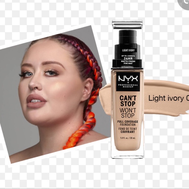 Kem nền NYX Can't Stop Won't Stop Full Coverage 30ml