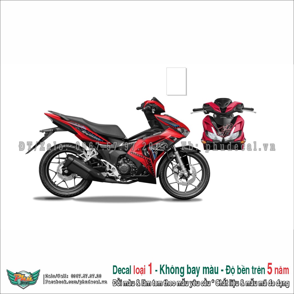 Tem rời Winner V3 Hayabusa đỏ (2)