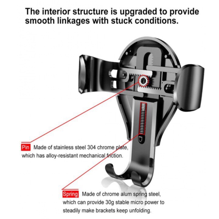 Bộ đế giữ điện thoại cho xe hơi baseus chính hãng - giá đỡ baseus có thể xoay 360 độ phù hợp cho các dòng điện thoại | BigBuy360 - bigbuy360.vn