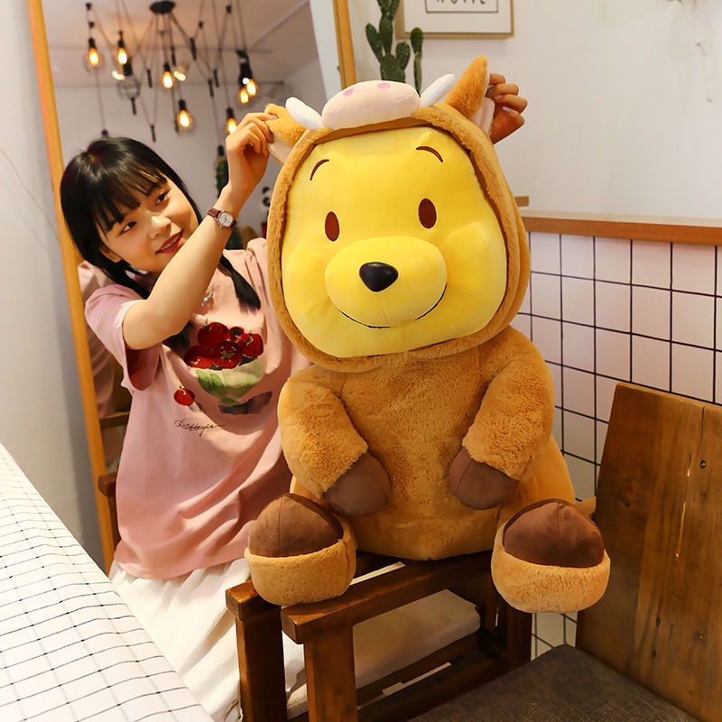 Gấu Pooh Nhồi Bông Thiết Kế Phong Cách Disney Độc Đáo Xinh Xắn gấu bông