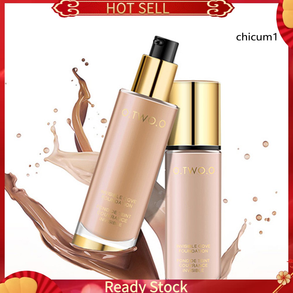 [Hàng mới về] Kem nền che khuyết điểm Otwoo dạng lỏng dưỡng ẩm kiểm soát dầu trang điểm lâu trôi mềm mịn