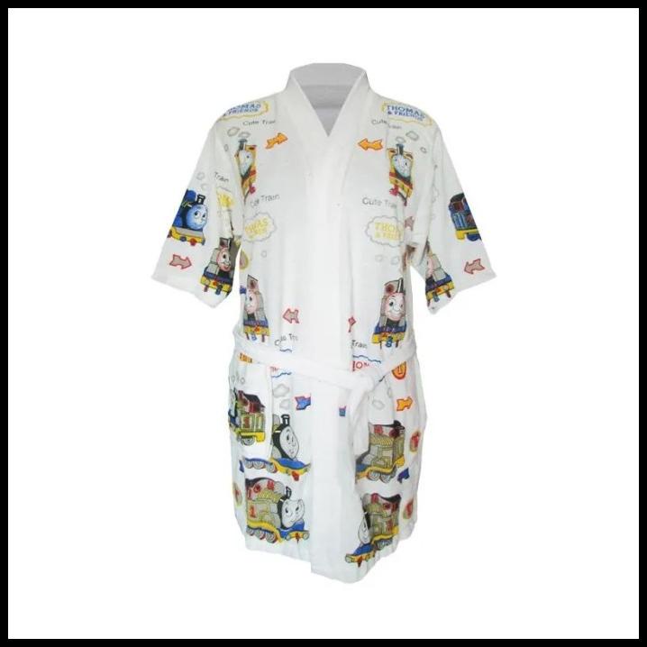 Áo Kimono In Hình Tàu Lửa Thomas Đáng Yêu Cho Bé