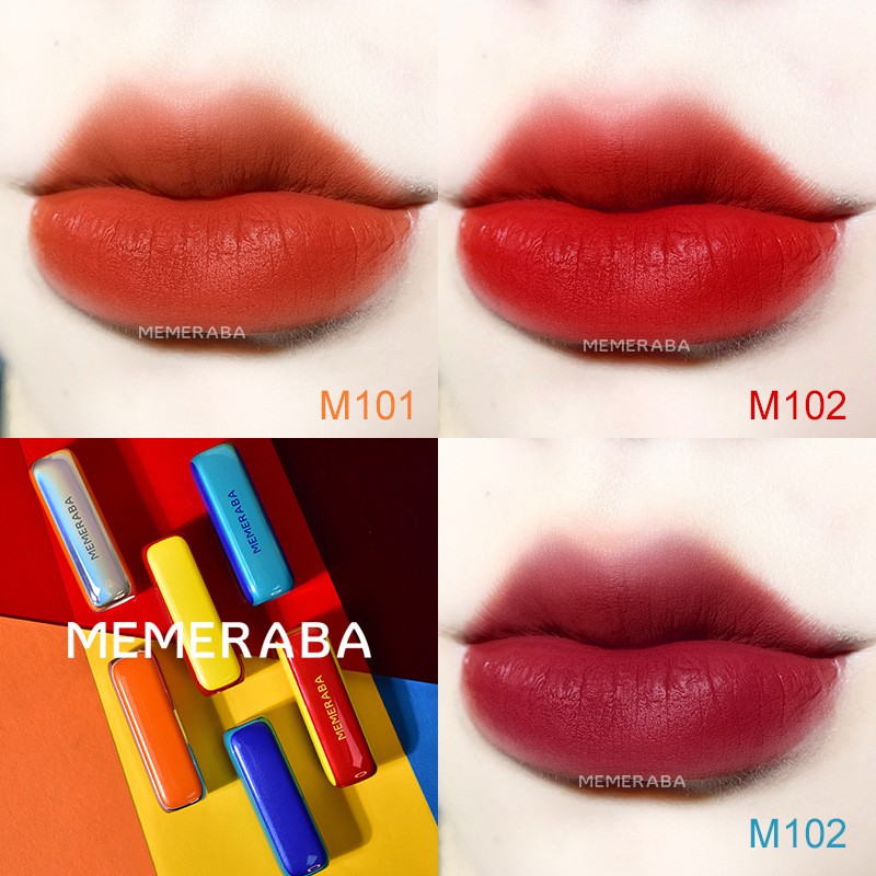 Son Thỏi Siêu Lì Mịn Môi MEMERABA Cool Magic Lipstick MB021