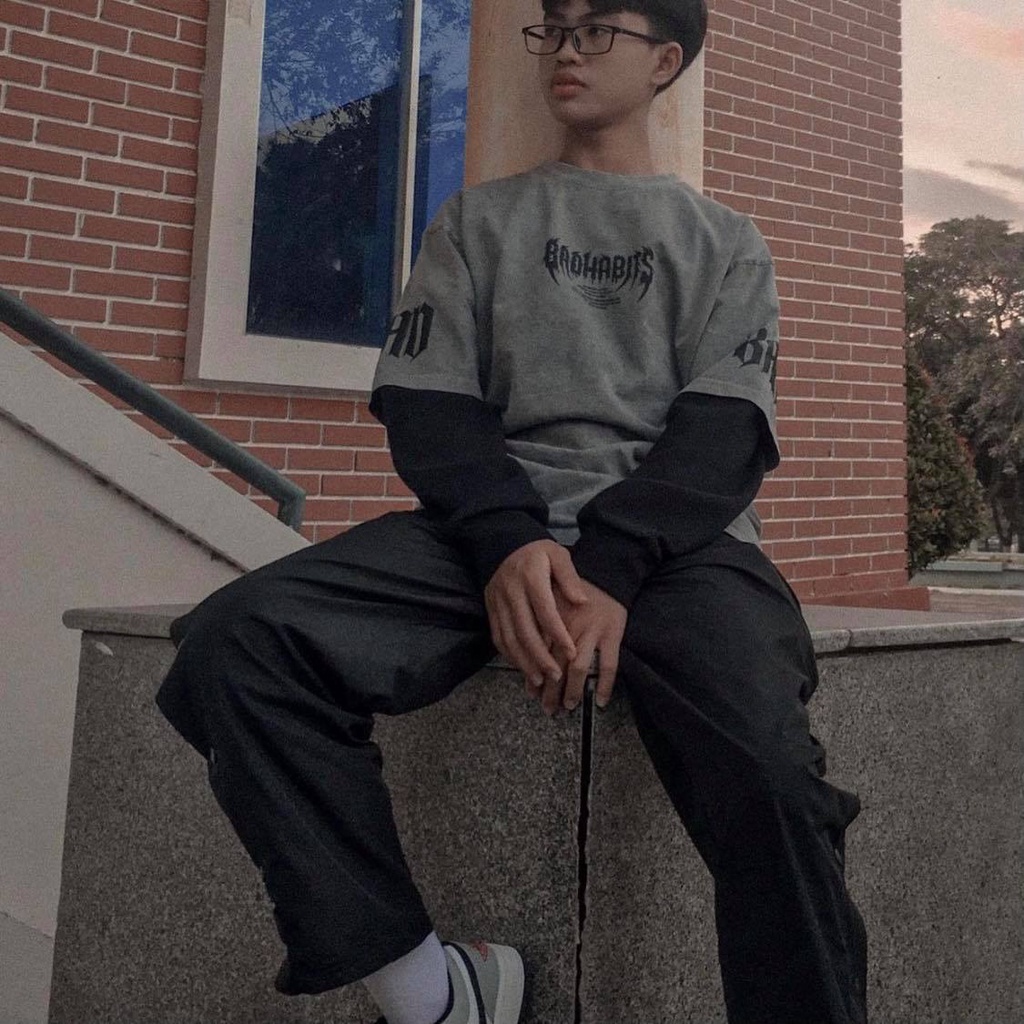 Áo thun BAD HABITS label Wash nam nữ full tag