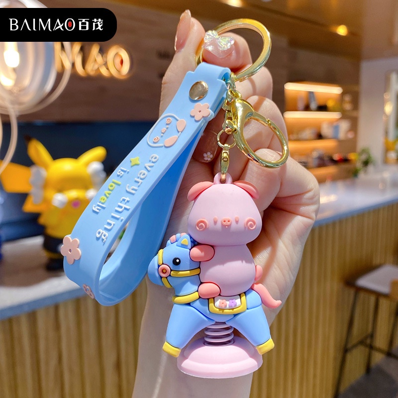 Móc Khóa Hình Ngựa Thành Troy Dễ Thương Dành Cho Cặp Đôi