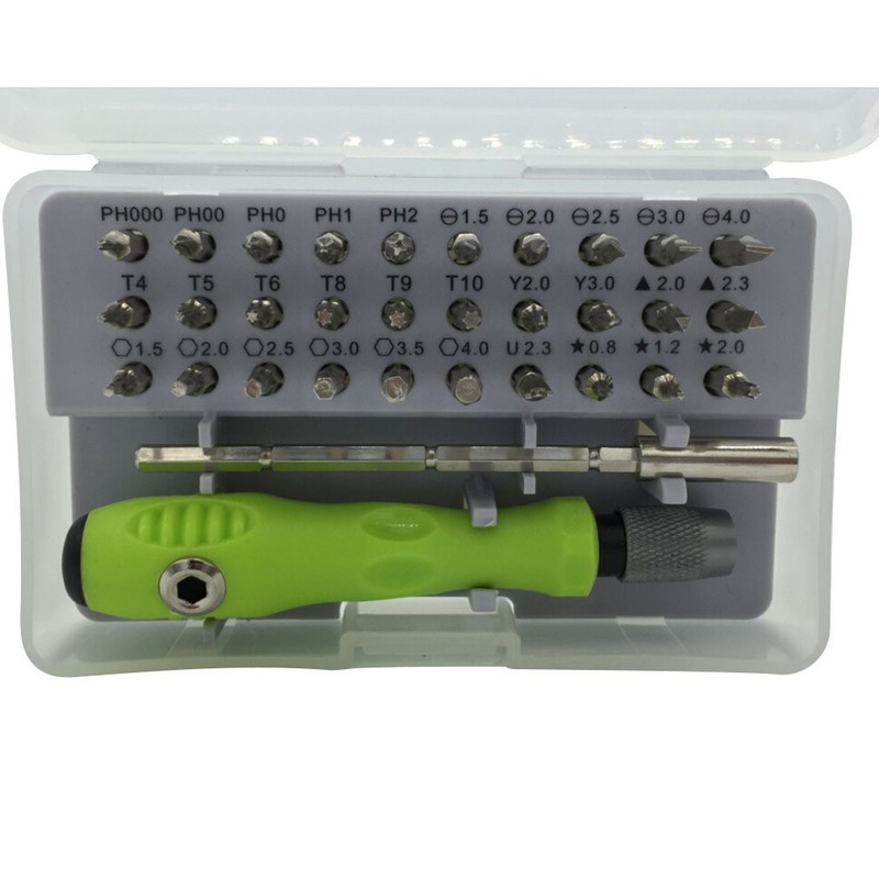 Bộ tô vít đa năng dùng cho laptop,điện thoại,kính mắt và các chi tiết máy nhỏ...32 món