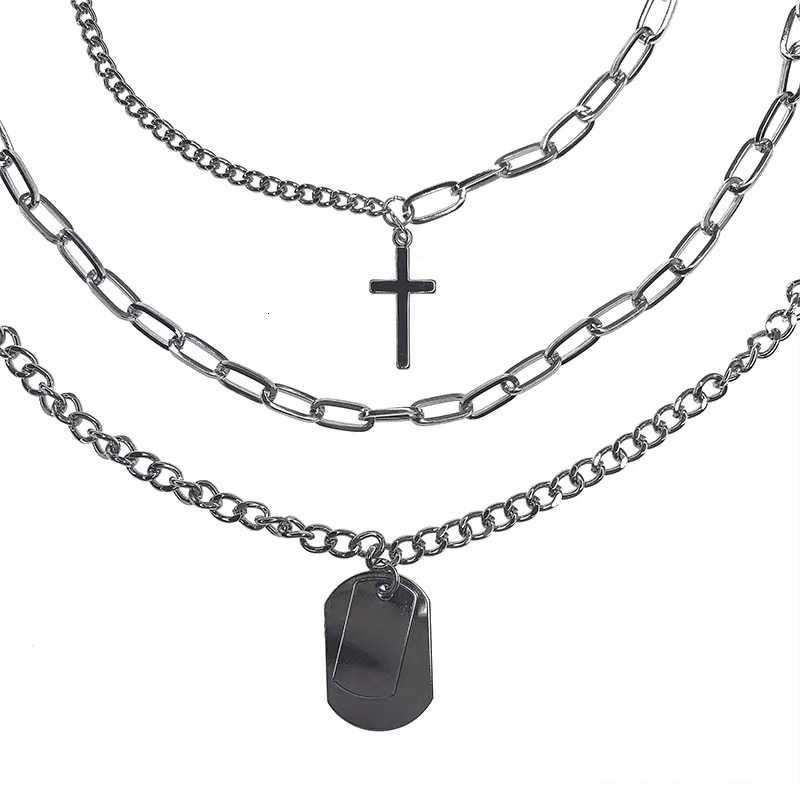 Dây Chuyền Hợp Kim Hình Thánh Giá 1302s Phong Cách Hip Hop