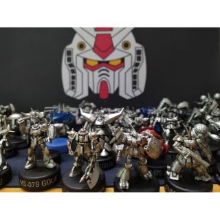 Mô hình gundam silver mini GD7 gundam bạc có phân loại.