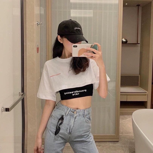 Áo Croptop set 2 Món HotTrend