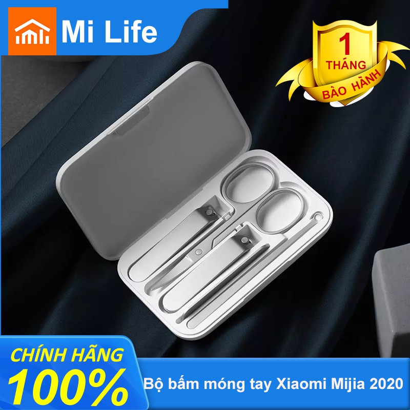 Bộ bấm móng tay Xiaomi Mijia 2020 MJZJD002QW 5 Món - Kìm bấm móng Xiaomi Mijia MJZJD001QW Inox siêu sắc siêu bền