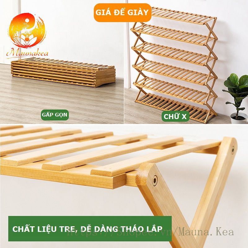 Giá Gỗ Để Giày Dép, Chậu Cây Cảnh Loại Chữ X Gấp Gọn