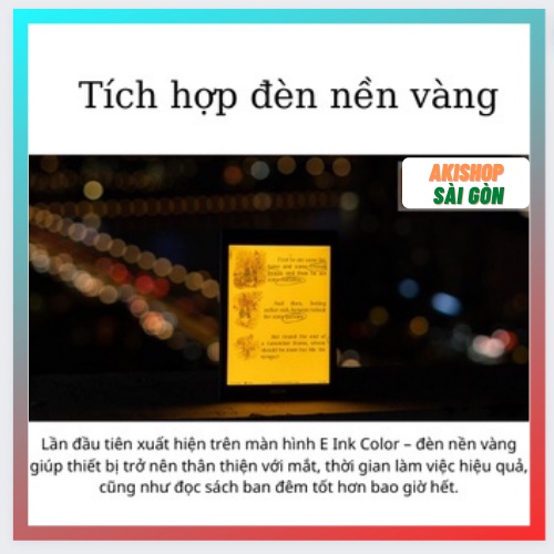 Máy đọc sách ONYX BOOX Nova Air C 32 GB chính hãng Akishop Sài Gòn