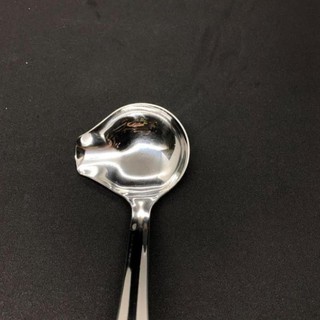 Mui mỏ vịt múc sữa dừa ,trân châu ( inox)