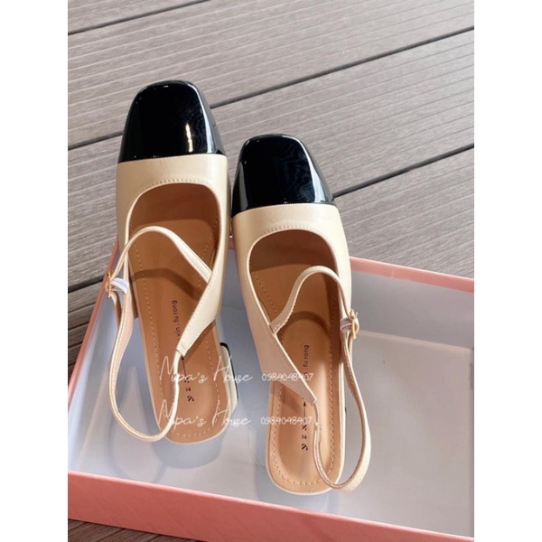 Giày cao gót hở gót