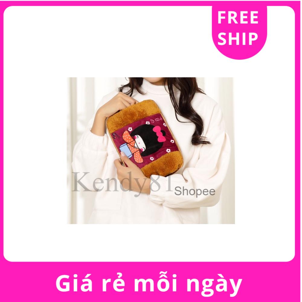 (HOT) Túi sưởi ấm tay cô gái kimono 2018 (được chọn mẫu)