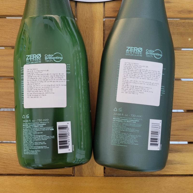 DẦU GỘI XẢ BEAVER TRÀ XANH TEA TREE CHỐNG RỤNG, GIẢM GẦU 730ml