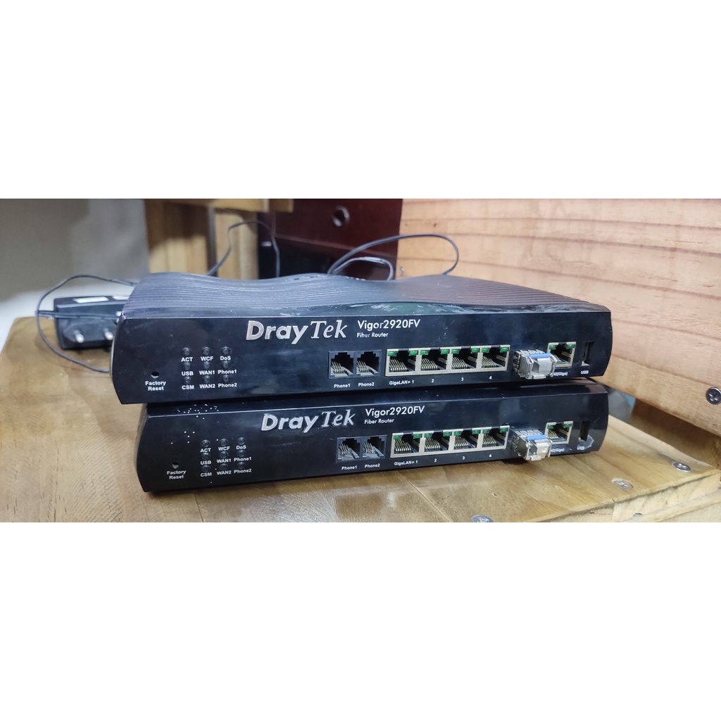 Draytek Vigor 2920FV Modem Cân Bằng Tải 3 WAN với 1 Line Quang Fiber, Chạy ổn định