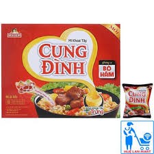 Mì Khoai Tây Cung Đình Hương Vị Bò Hầm Thùng 30 Gói x 80g