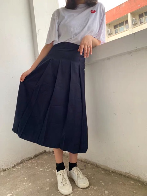 Chân váy xếp ly dáng dài, chất đep,không nhăn  , xoè ulzzang ( ảnh thật cuối) | BigBuy360 - bigbuy360.vn