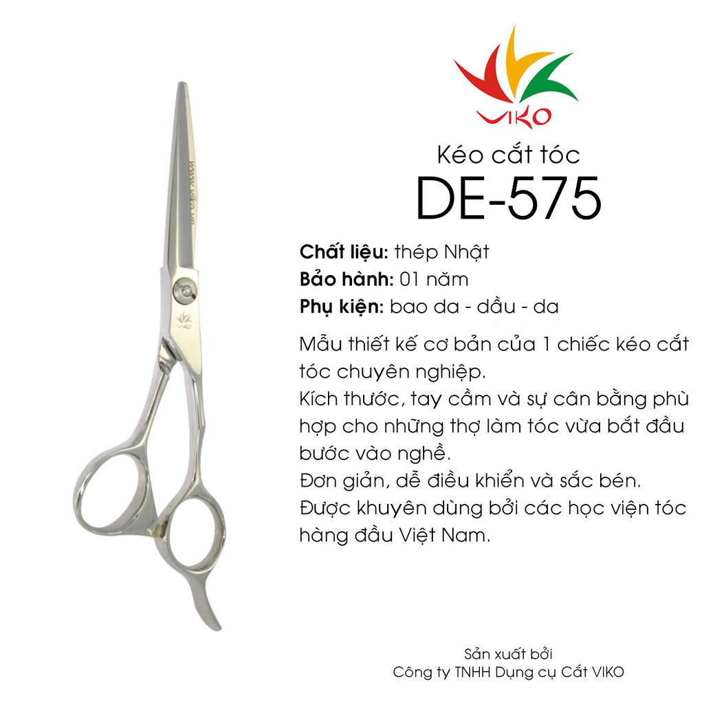 Kéo cắt tóc VIKO DE-575 (size 5.75 inches)