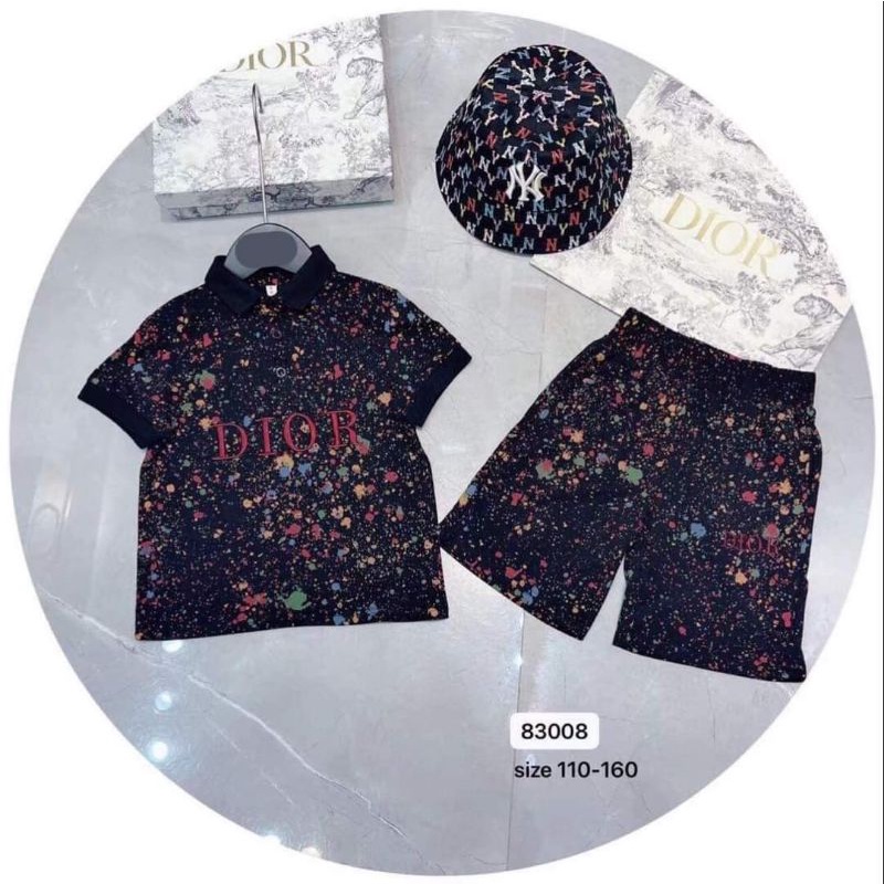 Bộ polo Dior vẩy sơn