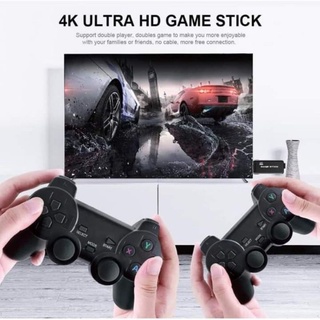 Máy chơi game cầm tay không dây stick 4K HDMI 2 người chơi huyền thoại gaming giải trí cổ điển contra mario quà tặng