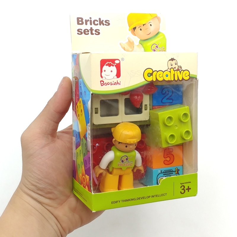 Thanh lý - Box Mega Junior Blocks,Bé ghép hình thông minh 01T