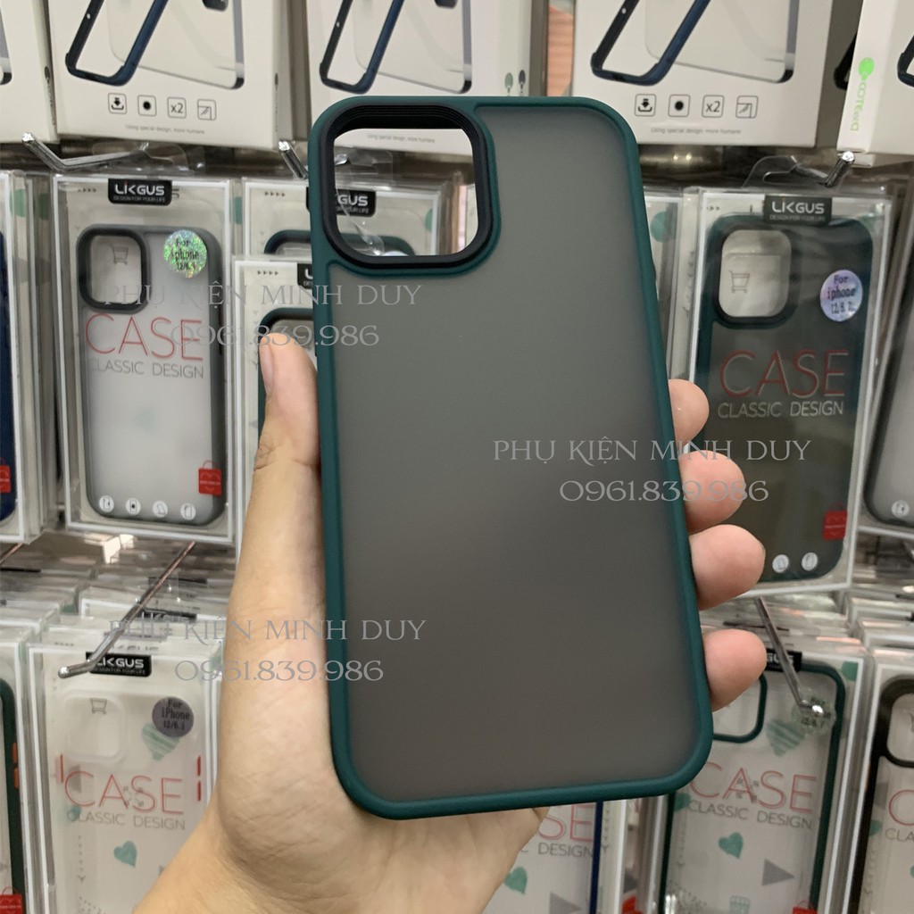 Ốp LIKGUS nhám chống bám vân tay cho các đời Iphone 12 Mini, 12 Pro, 12 Pro Max, 11, 11 Pro, 11 Pro Max, Xs Max, X/Xs 🍀 | BigBuy360 - bigbuy360.vn