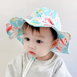 Nón Tai Bèo Vành Rộng Chống Nắng Kiểu Hàn Quốc Thời Trang Xuân Thu Cho Bé