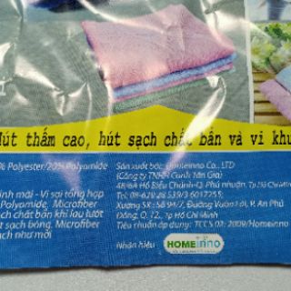 Khăn đa năng Homeinno vải Microfiber 30x35