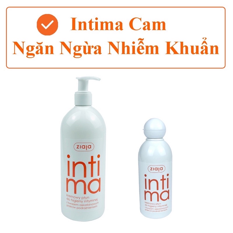 DUNG DỊCH VS PHỤ NỮ ZIAJA INTIMA 4 MÀU HỒNG, CAM, XANH NHẠT, XANH ĐẬM