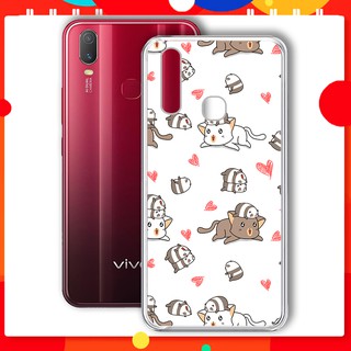 [FREESHIP ĐƠN 50K] Ốp lưng Vivo Y11 in hình gấu trúc chibi cute - 01257 Silicone Dẻo