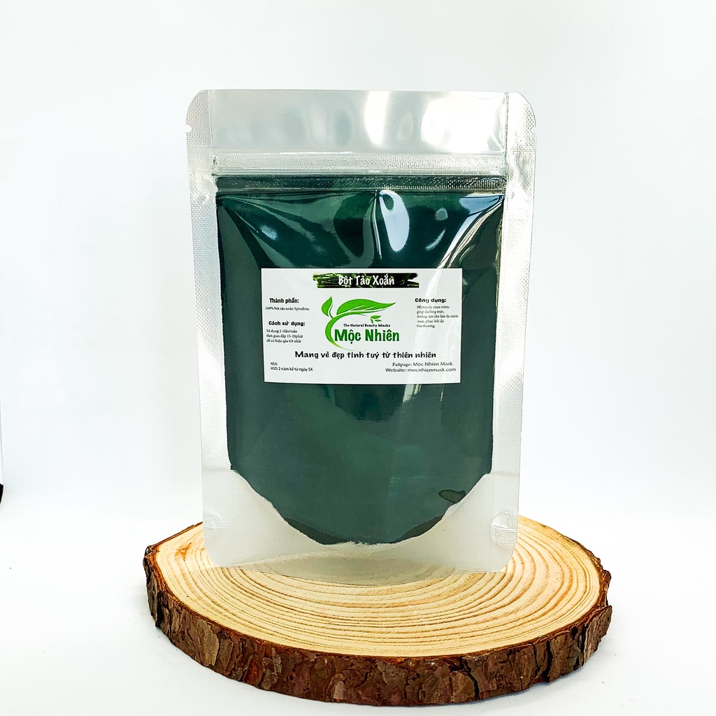 100g Bột tảo xoắn Nhật Bản SPIRULINA-Giảm mụn thâm,lão hoá hiệu quả