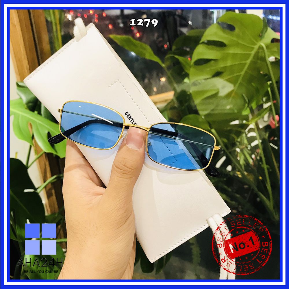 [Mã FARSSTGRE giảm 5K đơn bất kỳ] Mắt kính thời trang vuông nhiều màu gọng kính mát nam nữ hot trend sành điệu AH1279 | BigBuy360 - bigbuy360.vn