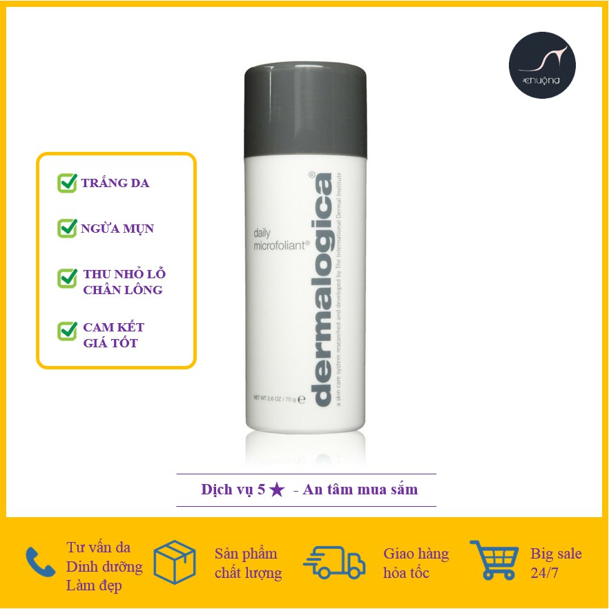 Bột tẩy da chết trắng sáng trị mụn Daily Microfoliant Dermalogica